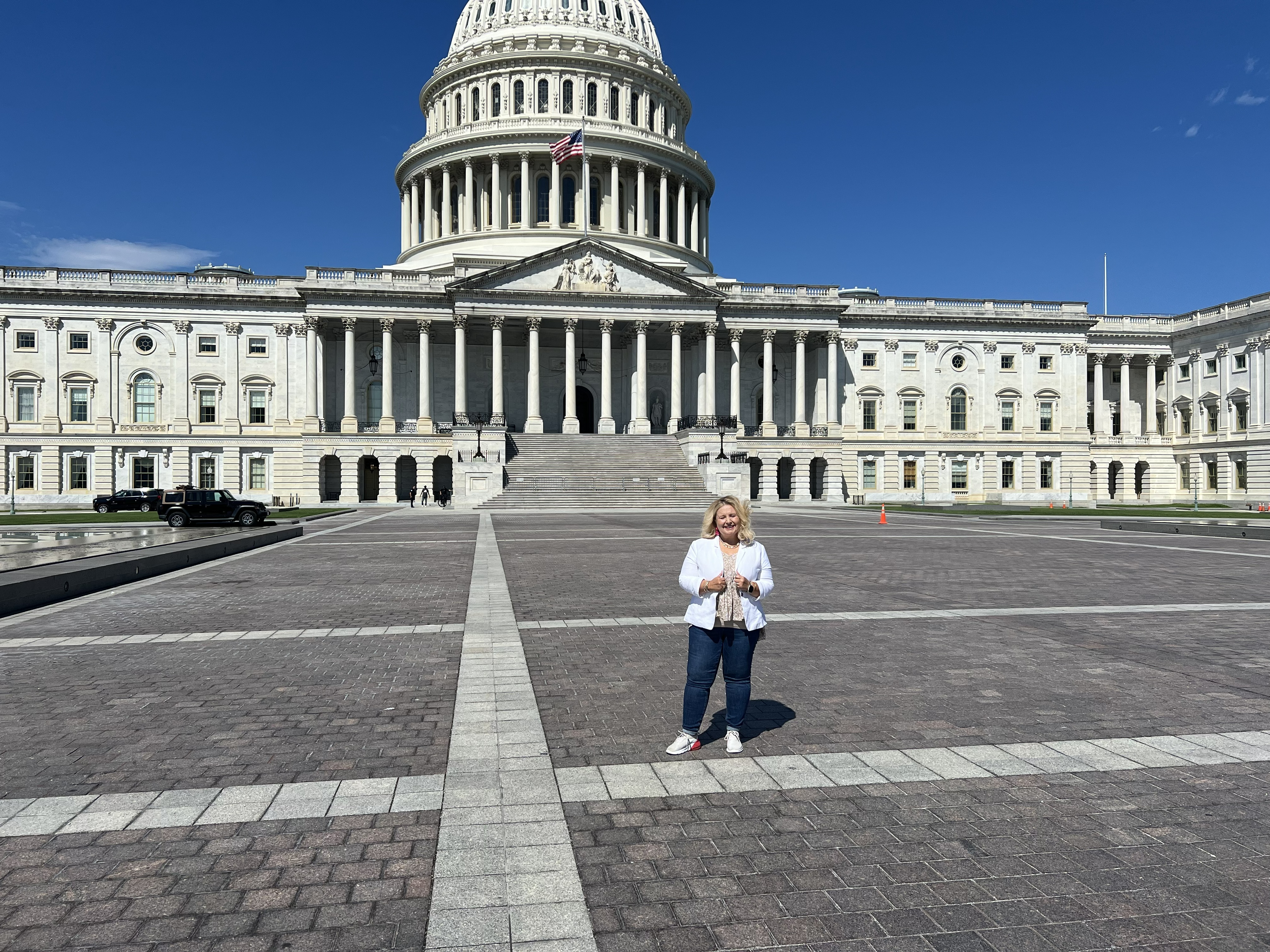 Cheryl at the Capitol