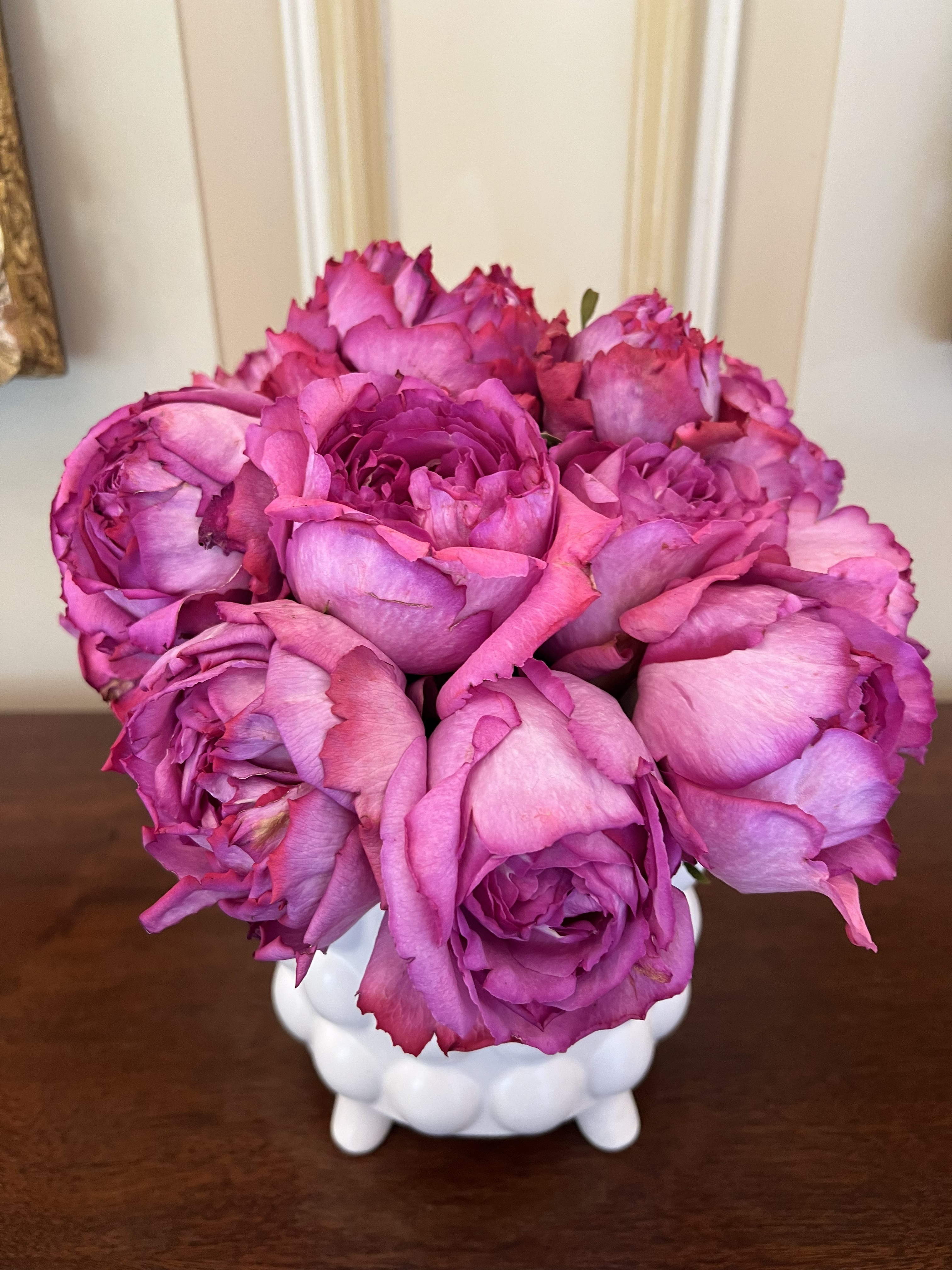 Pink flower decoration