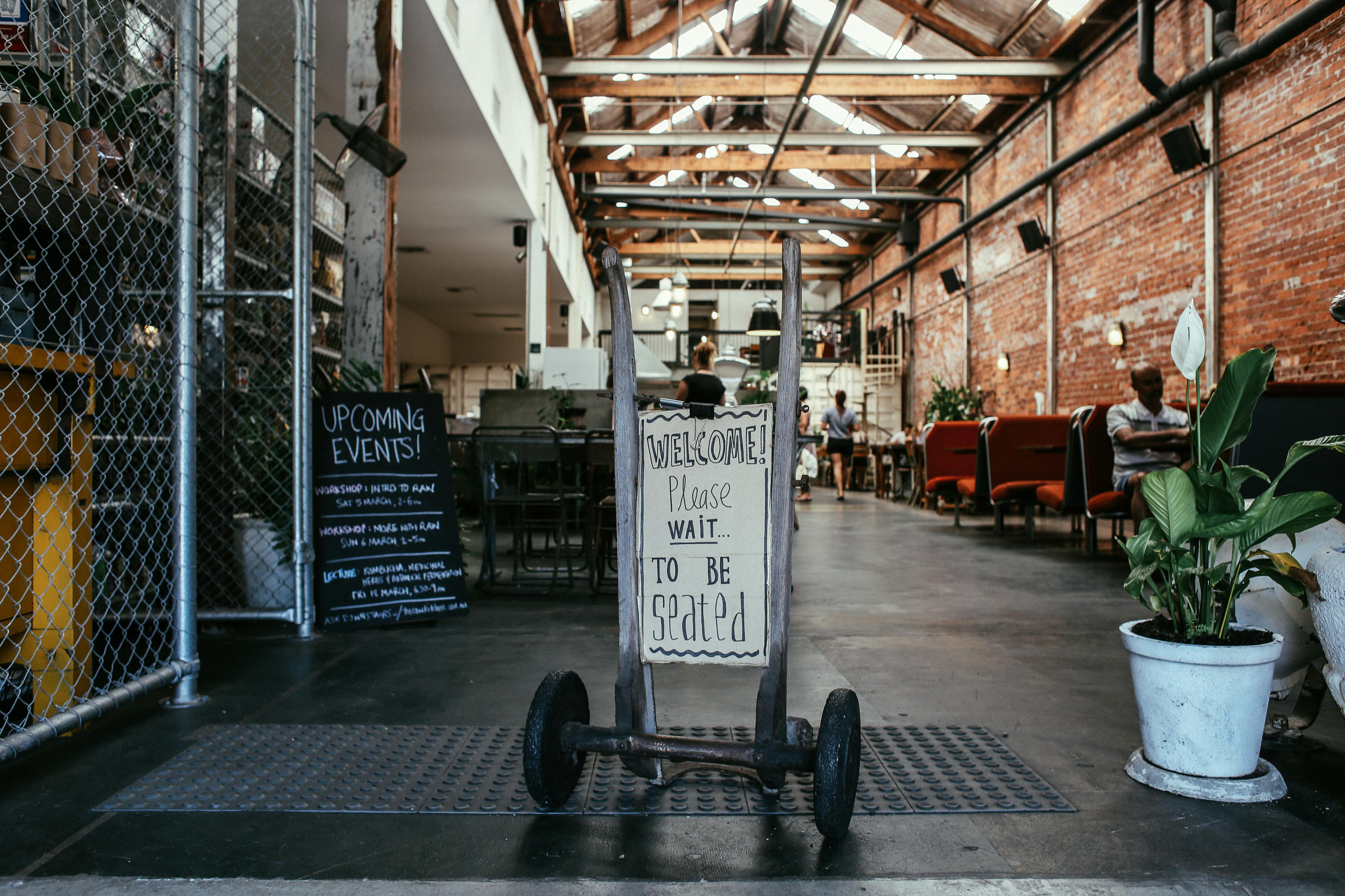 Empty chairs at poorly attended event